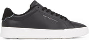 Tommy Hilfiger Men’s Detail Essential Leather Court Trainers