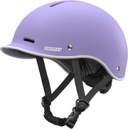 Pro Bike Helmet for Adults,2024 Newest Adjustable Cycling Helmet for Men & Women Safety Certified Bicycle Helmet for Commuting, Road Biking, Skating with Adjustable Dial - Violet-White L