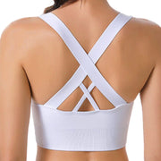 Dress Cici Longline Sports Bra Medium Support, Full Coverage Strappy Back Sports Bra