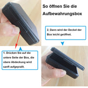 wonbest Storage Box for iQOS Heets and Accessories, PU Leather Case Traveling Cover Protective Pouch Bag (Black)