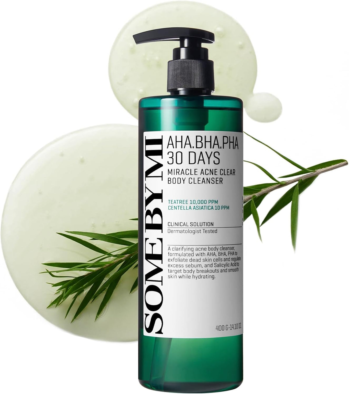 Aha Bha Pha 30 Days Miracle Acne Clear Body Cleanser 400ml Daily Body Wash For Acne Prone Skin Mild Exfoliating Effect, Deep Cleanses Sebum & Dead Cells – image 1