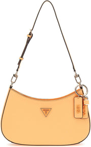 Womens Noelle Top Zip Shoulder Bag Handbag - Apricot