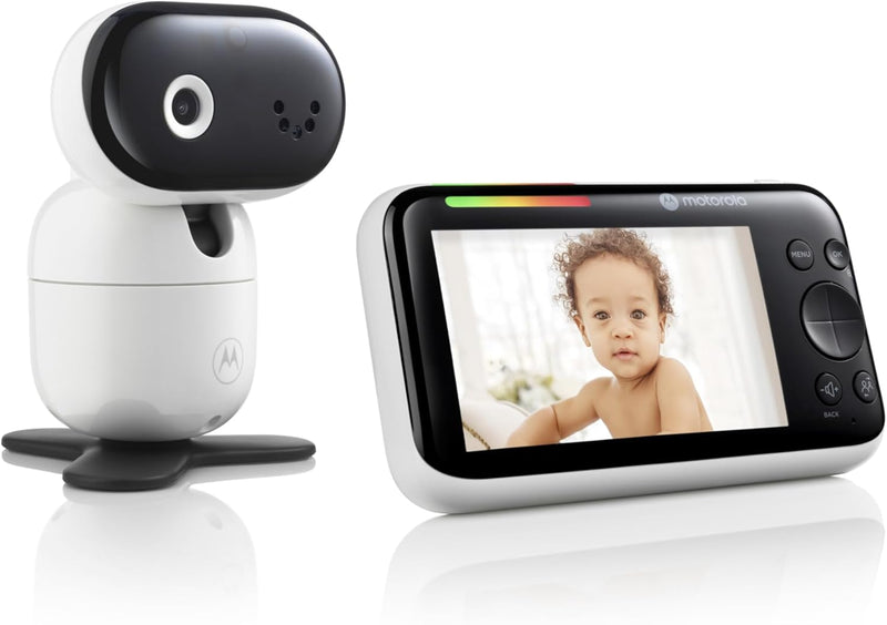 Motorola Nursery Baby Monitor PIP1510 Connect - 5" WiFi Video Baby Monitor with Camera, Wall Mount, HD 1080p - Smart Phone App, 1000ft Range, Two-Way Audio, Remote Pan-Tilt-Zoom, Room Temp, Lullabies