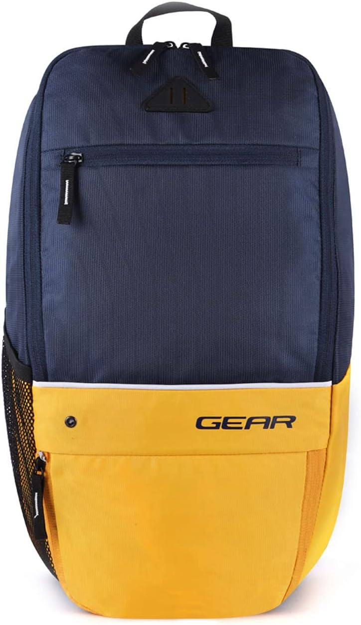 Unisex Backpack Backpack - Navy/Yellow