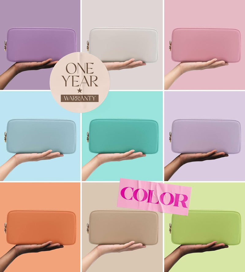 Makeup Bag Travel Bag Pouch, Toiletry Bag, Makeup Organizer, Nylon Cosmetic Zipper Pouches, Clutch, Coin Purse, Storage Bag Organizer, Make up bags Mini, Small, Large Womens, Black, Small