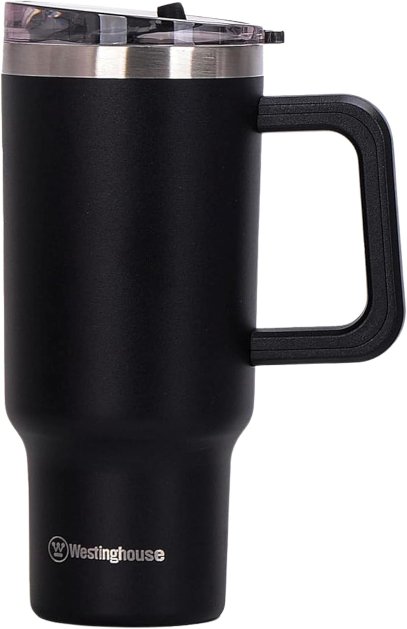 Westing House 32oz/946ml Double-Wall Stainless Steel Insulated Tumbler | BPA-Free Reusable Cup for Coffee, Water, Iced Tea & More | 6 hrs Hot & 9 hrs Cold | Ideal for Indoor & Outdoor Use | Black