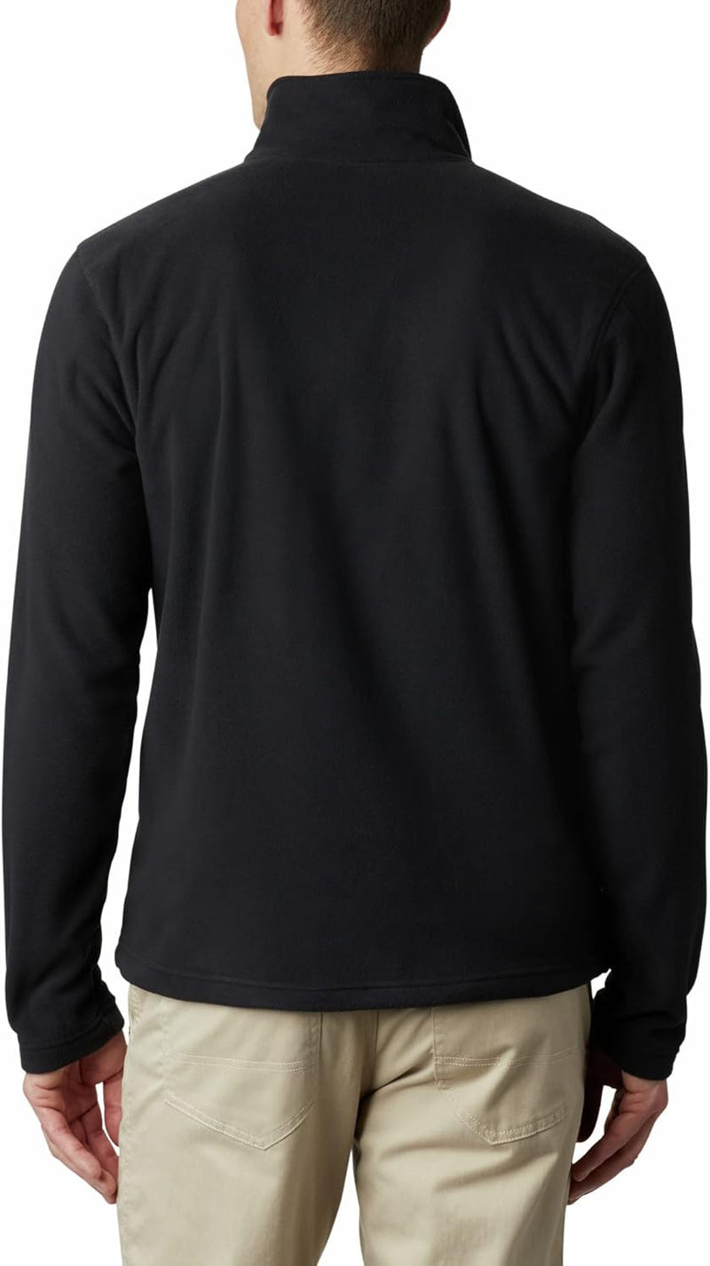 Columbia Men's Full Zip Fleece Jacket, Fast Trek Light, Carnelian Red, XXL