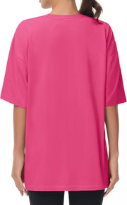 THE GYM PEOPLE Women's Casual Oversized T-Shirts Summer Crewneck Short Sleeve Workout Basic Tee Tops