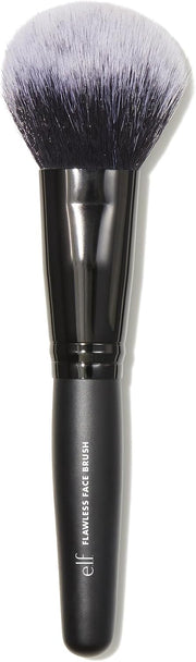 e.l.f. Flawless Face Brush, Vegan Makeup Tool For Flawlessly Contouring & Defining With Powder, Blush & Bronzer, Made With Cruelty-Free Bristles - Black 1 Count (Pack of 1)