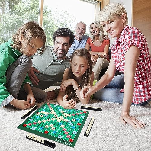 NALACAL Letter Game Table, Letter Matching Word Board Spelling Classic, Letter Matching Word Spelling Original Travel for Kids Adults Vocabulary Challenge Time Fidget Toy, Kids Spelling Letter Words