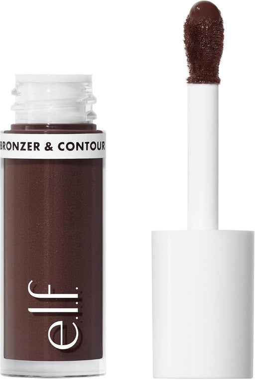 e.l.f. Camo Liquid Bronzer & Contour, Silky Highly Pigmented Formula, Creates a Long-Lasting Bronzed Glow & Natural Look, Vegan & Cruelty-Free, 4 Light/Medium - 10 Rich 29.57 ml (Pack of 1)