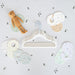 3 Sprouts Baby Hangers, Non-Slip Velvet Hangers, Kids Hangers - Pack of 15 - Pink