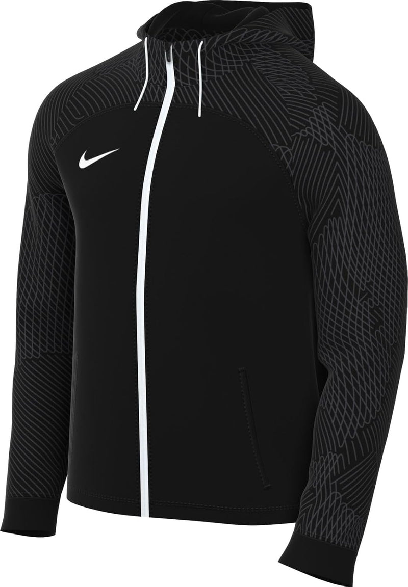 Men's M Nk Df Strk23 Hd Trk Jacket K Knit Soccer Track Jacket - BLACK/BLACK/ANTHRACITE/(WHITE)