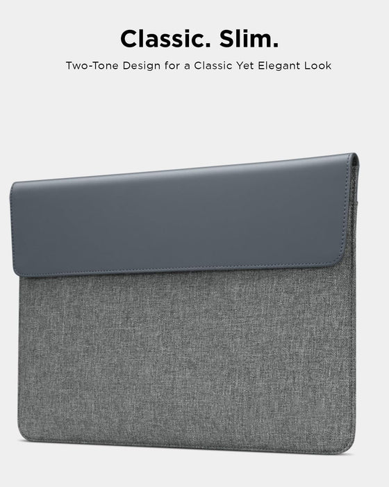 Lenovo thinkplus 13/14-inch Laptop Sleeve (S100) - Ultra Thin Form-Fitting Case Compatible with MacBook Air, iPad & More – Lightweight Folder Sleeve with Accessories Pocket & Magnetic Closure