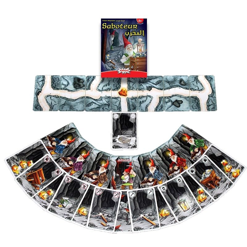 Saboteur AMIGO Boardgame Space (English/Arabic)