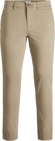 mens Jjimarco Jjbowie SA Slim Fit Pants Chinos (pack of 1) - Beige