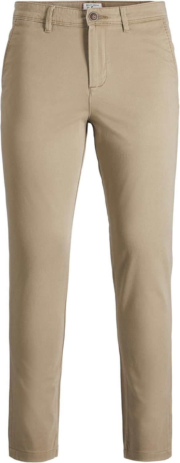 mens Jjimarco Jjbowie SA Slim Fit Pants Chinos (pack of 1) - Beige