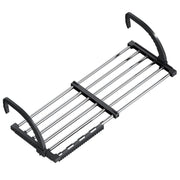 DAYONG Portable Clothes Drying Rack,Clothes Hanging for Balcony,Windowsill and Guardrail,Laundry Rack Door Hanger Rod for Indoor Outdoor for Towels, Lingerie, Hosiery,Shoes (Telescopic 51-90cm)