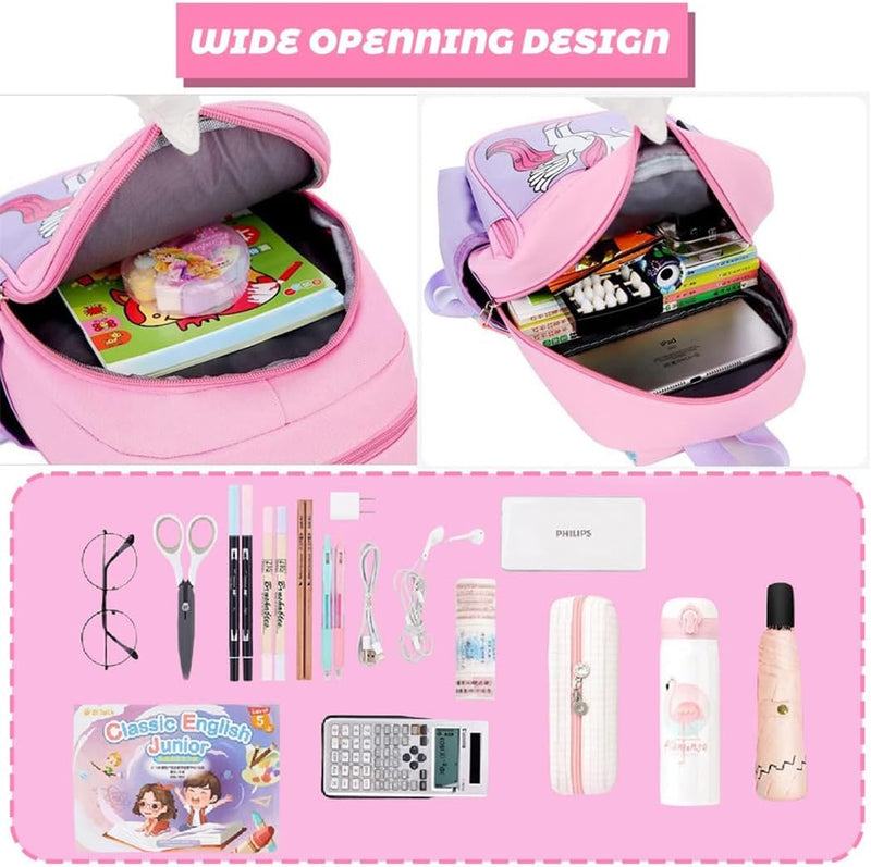 Unicorn Backpack for Kids, Backpack for Toddler Backpack Mini Unicorn Backpack for Little Girls Kindergarten Preschool Backpack Bookbag Baby Small Travel Backpack