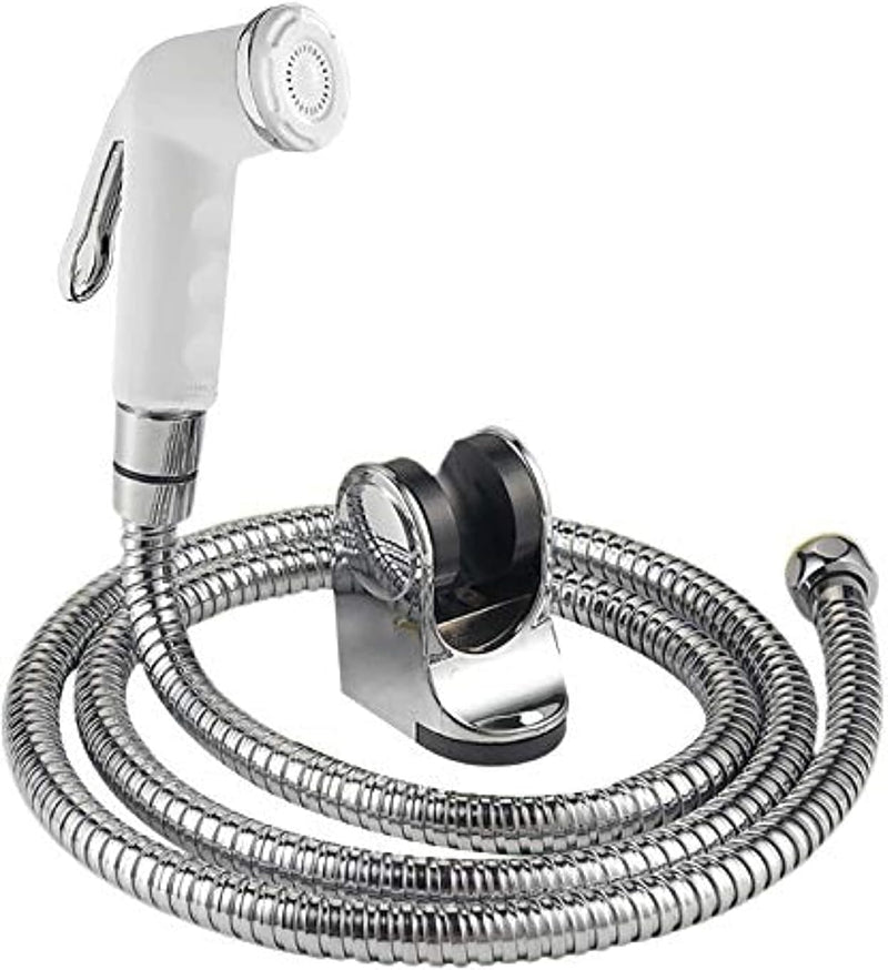 Rubik Shattaf for Toilet Stainless Steel Explosion-Proof Encryption Hose, Handheld Bidet Sprayer for Toilet, Muslim Shower Set (1.5 Meter Pipe)