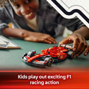 Speed Champions Ferrari SF-24 F1 Race Car Toy with a Collectible Formula 1 Driver Minifigure - Model Kits for 10+ Year Old Boys & Girls or Adult Motorsport Fans 77242