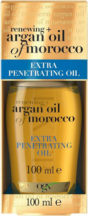 OGX, Hair Oil, Renewing+ Argan Oil of Morocco, Extra Penetrating Oil, Dry & Coarse Hair Types, New Formula, 100ml - hair oil 100 ml (Pack of 1)
