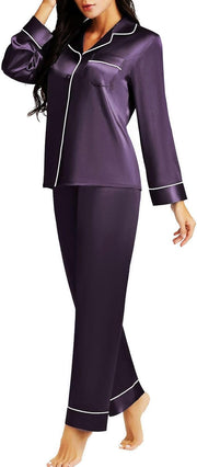 womens Dmz0017 Pajama Set (pack of 2) - Dark Purple