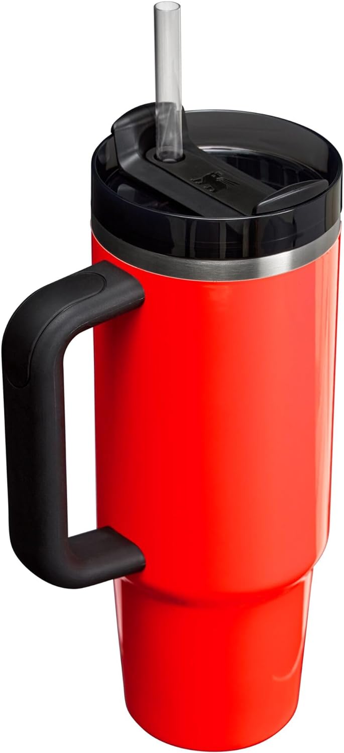 Stanley Quencher H2.0 Tumbler with Handle & Straw 40 oz | Twist On 3-Way Lid | Cupholder Compatible for Travel | Insulated Stainless Steel Cup | BPA-Free | Seafoam