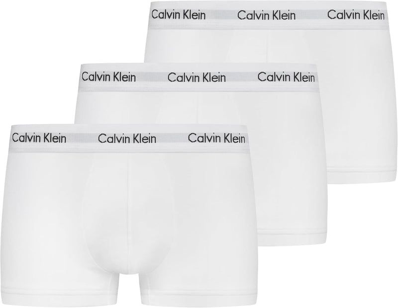 Men's 3P Low Rise Trunks (pack of 3) - White(White/BlackLogo)