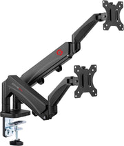 GAMEON GO-5336 Single Monitor Arm for Gaming and Office Use Fits 17" - 32" Screens Each Arm Supports Up to 9 KG - 17"-32"(upto 9KG)-Updated DUAL MONITOR ARM