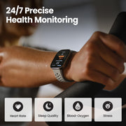 Amazfit Bip 6 Smart Watch 46mm, 14 Day Battery, 1.97" AMOLED Display, GPS & Free Maps, AI, Bluetooth Call & Text, Health, Fitness & Sleep Tracker, 140+ Workout Modes, 5 ATM Water-Resistance