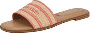 Women's Kendell Flat Sandal - Light Natural/Pink 112