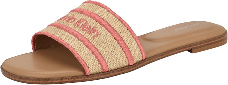 Women's Kendell Flat Sandal - Light Natural/Pink 112