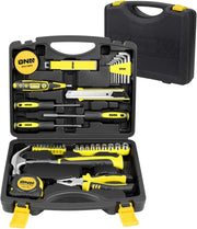 DNA MOTORING 39-Piece Household Tool Set General Repair Small Hand Tool Kit Storage Case for Home Garage Office College Dormitory Use, Green, TOOLS-00010 - Yellow Electronic Repair Kit