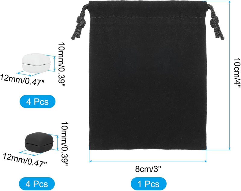 PATIKIL Hijab Magnetic Pins with Storage Bag, No-Snag Strongest Commercial Strength Buttons Multi-Use Pinless Magnetic Scarf Clip for Women Dress Curtain