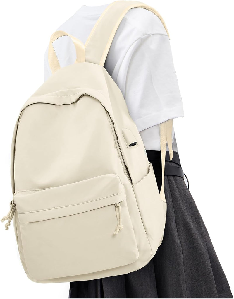 VECAVE Lightweight Casual Laptop Backpack Purse for Women,Travel Backpack with laptop compartment