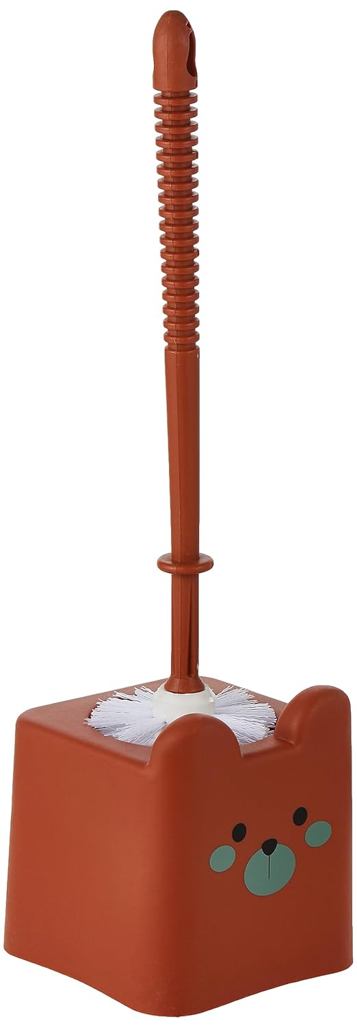 HOMEPRO Better Value for Better Living Home Pro Toilet Brush Set, Brown