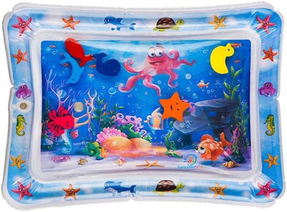 AM ANNA nflatable Tummy Time Premium Water mat Infants and Toddlers is The Perfect Fun time Play Center Your Baby's Stimulation Growth