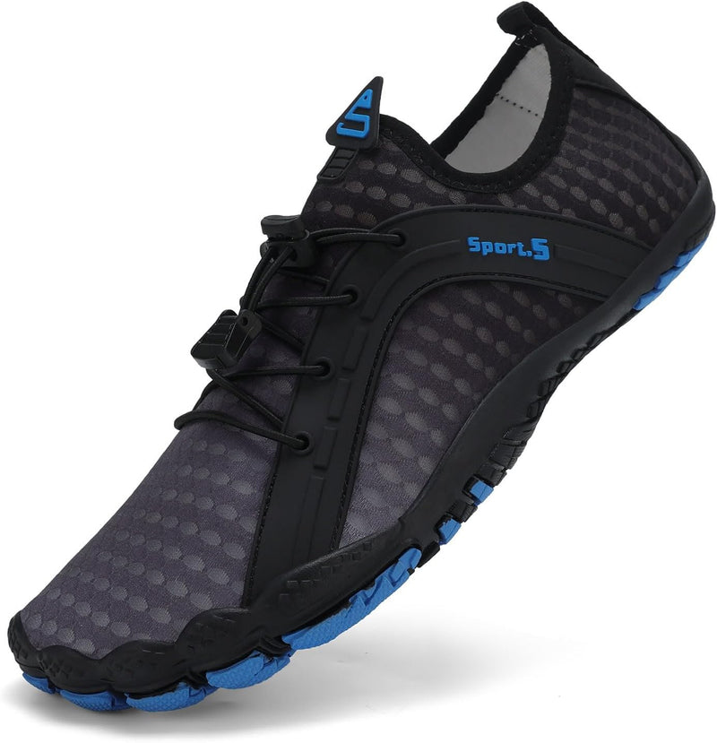 TcIFE Water Shoes for Men Women, Beach Shoes Summer Outdoor Footwear, Barefoot Socks, Quick Dry, for Beach, Swim, Pool, Surf, Boat, with Drain Holes