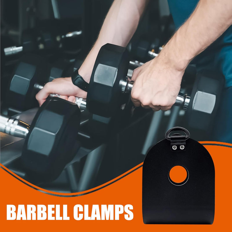 Dumbbell Clamps - Gym Workout Accessories | Ergonomic Compact Clamps for Barbell Dumbbell Row Bench Press for Exercise