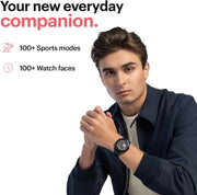 Noise Twist Go Round dial Smartwatch with BT Calling, 1.39" Display, Metal Build, 100+ Watch Faces, IP68, Activity Tracker, Oxymeter (SpO2), 24/7 Heart Rate Monitoring (Jet Black)