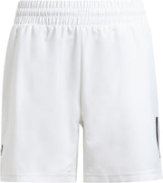 boys Club Tennis 3-Stripes Shorts Kids Shorts - WHITE