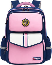 Kids Backpack for Girls Boys Book Bag for Elementary Primary, Cute Children Bookbag Teens School Bags Toddler Backpack - Blue