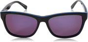 L683s Square Sunglasses - medium lead/medium lead/black/blue beauty