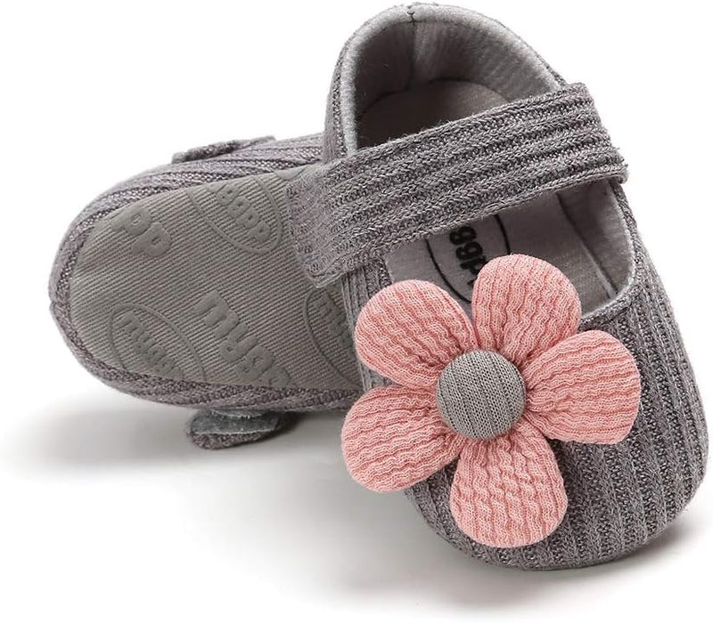 Non-Slip Baby Girl Walking Shoes, Toddler First Walking Shoes for 9-13 Months
