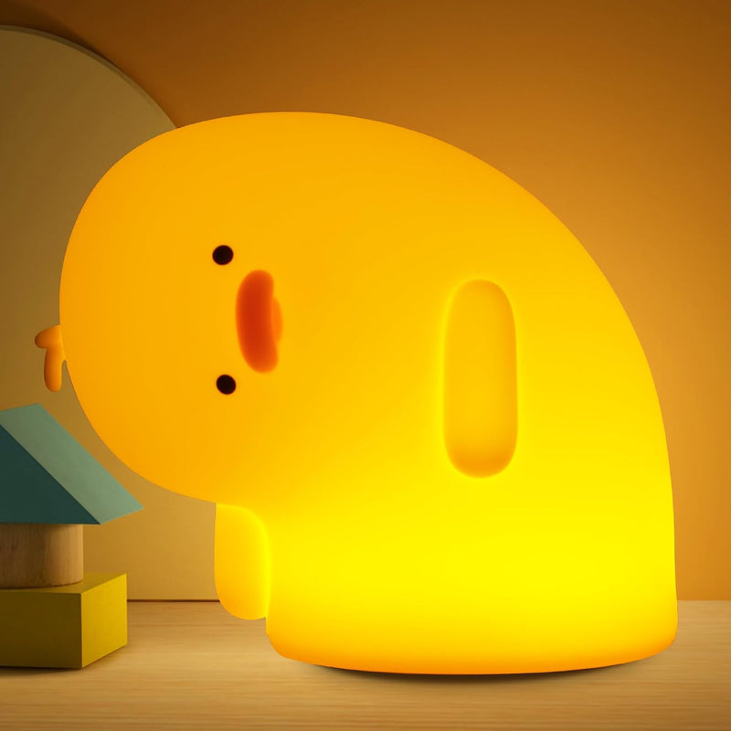 OkiyiD - Donut Lamp, Kawaii Silicone Night Lamp for Girls, Cute Soft LED Lamp, Dimmable Light Donut, Rechargeable Bedside Lamp for Kids, Bedroom Decor - Color 8