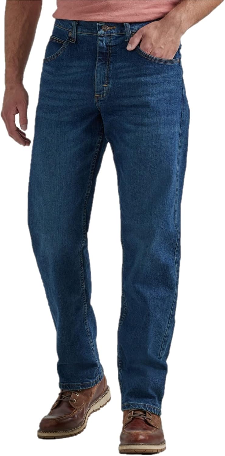 Wrangler Mens Classic 5-pocket Regular Fit Cotton Jean jeans - Flex Dark