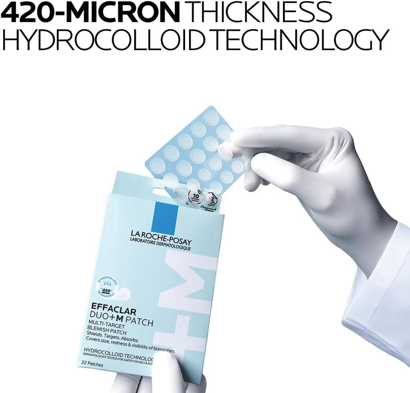 La Roche Posay Effaclar Duo+M 3H Spot Patches for Acne Prone Skin