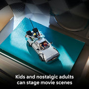 Speed Champions Time Machine from Back to the Future Toy - Car Model Kit w/Doc Brown & Marty McFly Minifigures - Gift for 9+ Year Old Boys, Girls & Movie Fans - 77256