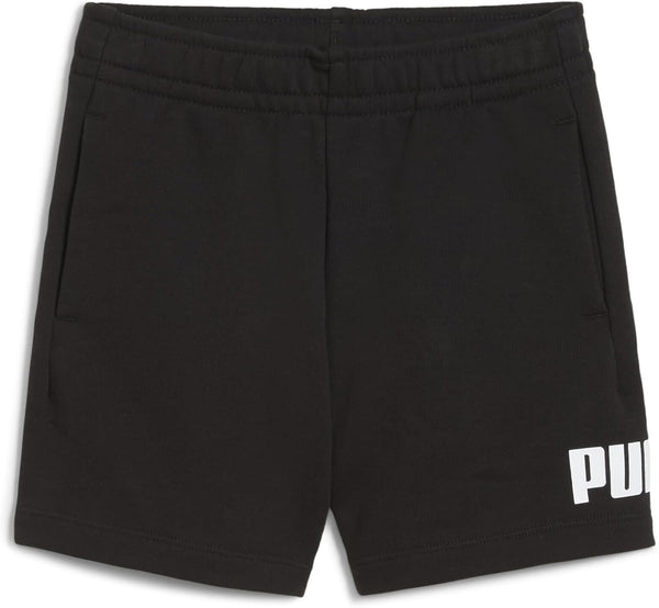 Boy's Ess No. 1 Logo Shorts Tr Ps Knitted Shorts - Puma Black